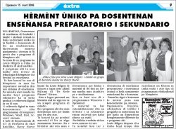 Hèrmènt ùniko pa dosentenan enseñansa preparatorio i sekundario